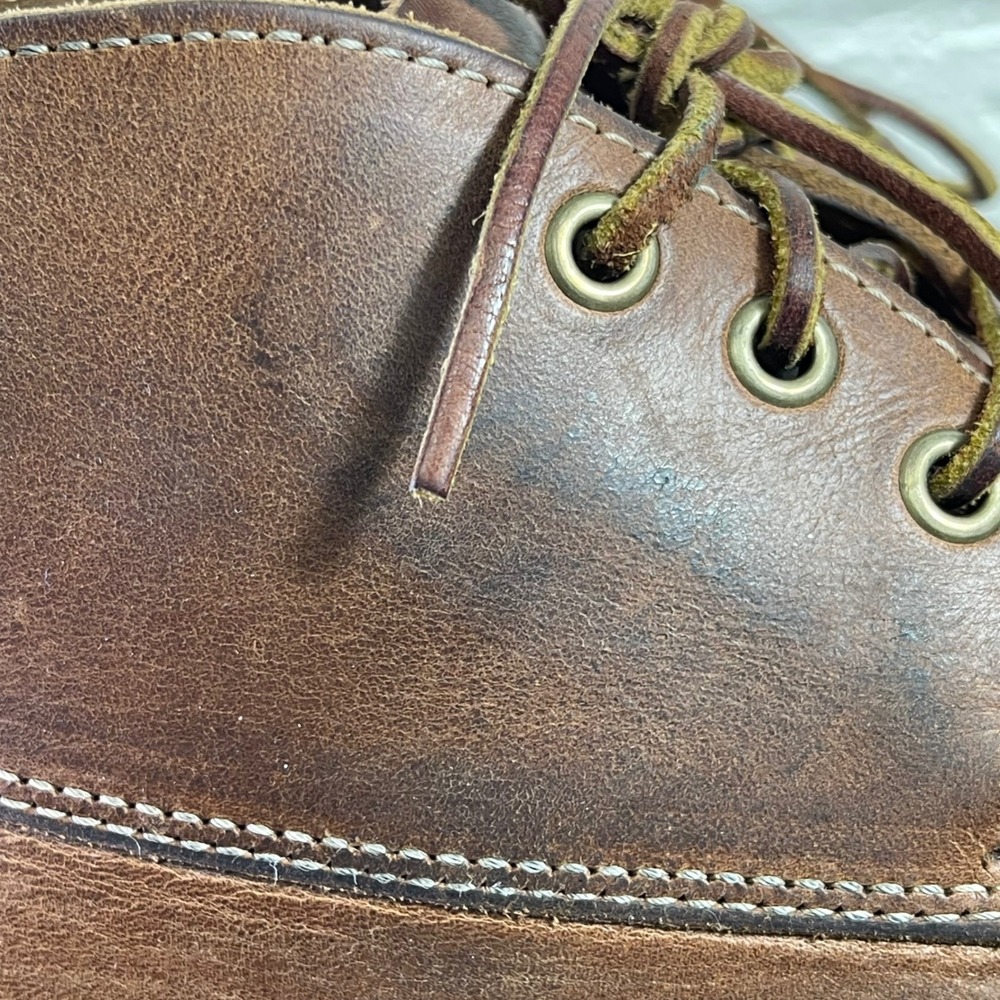 Sebago Campsides Brown Leather Chukka Ankle Boots Handsewn Lace up Men's 7 US - Picture 3 of 16